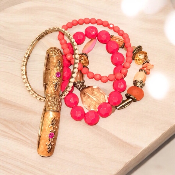 Pretty in Pink Bracelet Stack - Picture 3 of 3